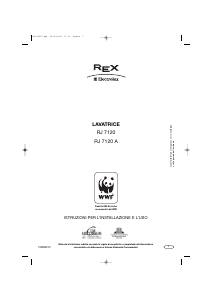 Manuale Electrolux-Rex RJ7120A Lavatrice