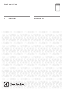 Manuale Electrolux RWT1062EOW Lavatrice
