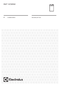 Manuale Electrolux RWT1072ESW Lavatrice