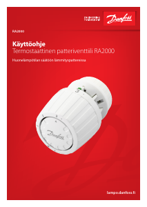 Käyttöohje Danfoss RA2000 Termostaatti