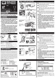 Handleiding Cateye HL-EL540 Econom Force Fietslamp