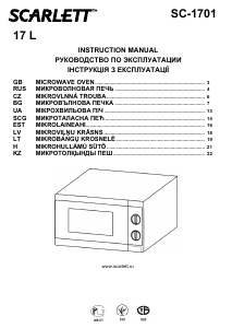 Handleiding Scarlett SC-1701 Magnetron