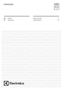 Manuál Electrolux EW6S226SI Pračka