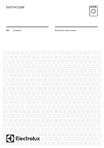Manual de uso Electrolux EW7F4722NF Lavadora
