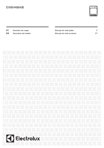 Manual de uso Electrolux EW8H4864IB Secadora