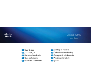 Manual de uso Linksys X2000 Router