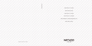 Manual de uso Natuzzi Releve Sofá