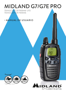 Manual de uso Midland G7 PRO Walkie talkie