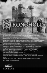 Manual PC Stronghold HD