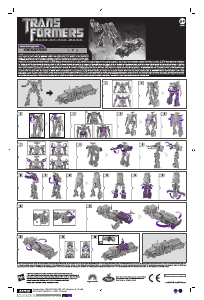説明書 Hasbro 28735 Transformers Mechtech Megatron