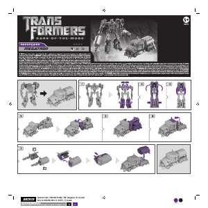 Руководство Hasbro 28770 Transformers Megatron