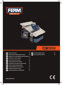 Manual FERM TCM1010 Tile Cutting Machine