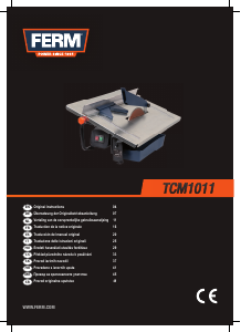 Manuale FERM TCM1011 Tagliapiastrelle