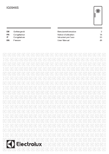 Bedienungsanleitung Electrolux IG0946S Gefrierschrank