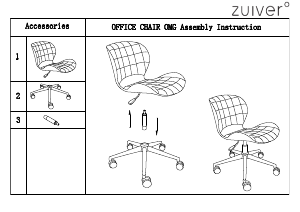 Mode d’emploi Zuiver OMG Chaise de bureau