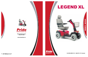 Handleiding Pride Legend XL Scootmobiel