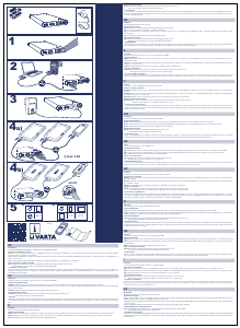 Manuale Varta 57967 Slim 18000 Caricatore portatile