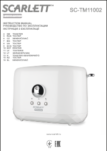 Manual Scarlett SC-TM11002 Toaster