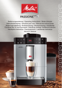 Kullanım kılavuzu Melitta CAFFEO Passione OT Kahve makinesi