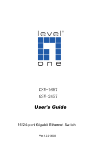 Handleiding LevelOne GSW-1657 Switch