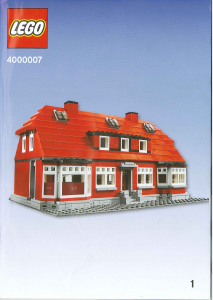 Manual Lego set 4000007 Architecture Ole Kirk's house
