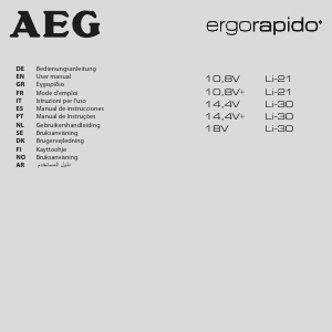 Manual de uso Electrolux ZB103ER Aspirador