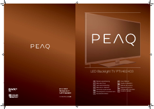 Handleiding PEAQ PTV462403-S LED televisie
