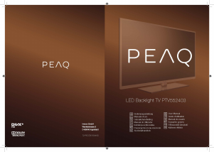 Mode d’emploi PEAQ PTV552403-S Téléviseur LED