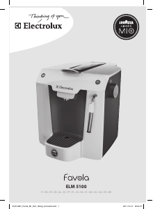 Bruksanvisning Electrolux ELM5100PU Kaffemaskin