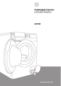 Manuál Gorenje W2S846LN Pračka