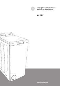 Manual Gorenje WT62112 Máquina de lavar roupa