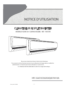 Mode d’emploi Airton H2SM 12 RH03/R2 Climatiseur