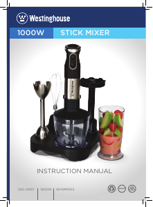 Bruksanvisning Westinghouse WHSM01SS Stavmixer