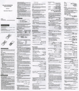 Manual Sper Scientific 830005 Calculator