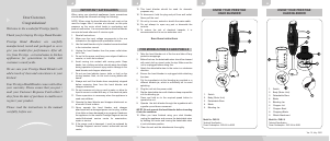 Manual Prestige PHB 6.0 Hand Blender