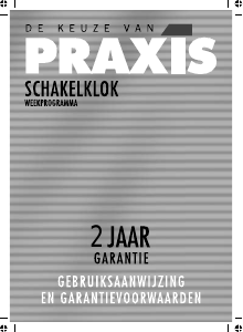 Handleiding Praxis PPL 1600 Schakelklok