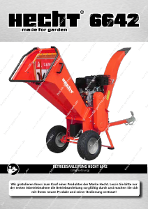 Bedienungsanleitung Hecht 6642 Gartenhäcksler