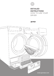 Manual Gorenje D95F65NUK Dryer