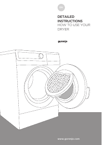 Manual Gorenje D722CM Dryer