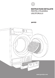 Manual Gorenje DE72 Uscător