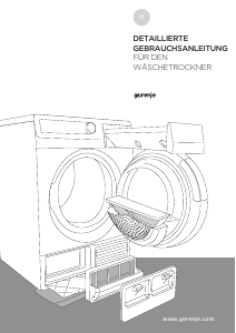 Bedienungsanleitung Gorenje T982 Trockner