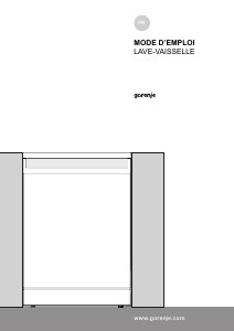 Mode d’emploi Gorenje GS66260W Lave-vaisselle