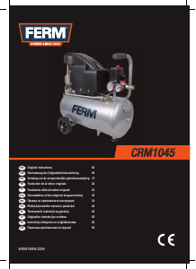 Instrukcja FERM CRM1045 Kompresor