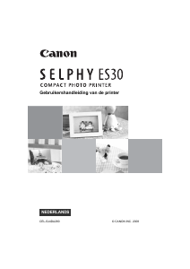 Handleiding Canon Selphy ES30 Printer