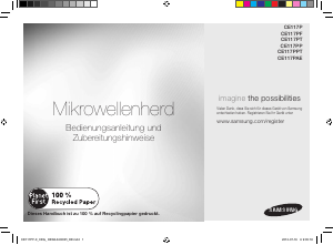 Bedienungsanleitung Samsung CE117PF Mikrowelle
