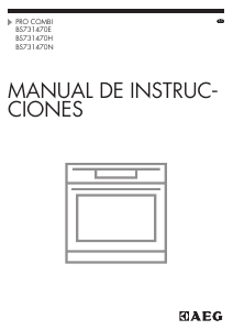 Manual de uso AEG BS731470EM Horno