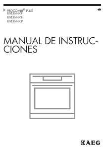 Manual de uso AEG BS836680FM Horno