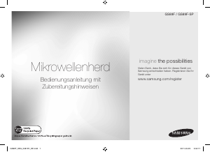 Bedienungsanleitung Samsung GS89F Mikrowelle