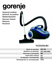 Manual Gorenje VC2222GLBU Vacuum Cleaner