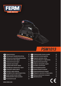 Manual de uso FERM PSM1013 Lijadora orbital